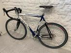 Blauw-witte alu koersfiets C.S.B - maat 54, Fietsen en Brommers, Fietsen | Racefietsen, 28 inch, Gebruikt, Heren, Aluminium