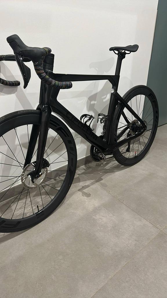 Velo de course, Vélos & Vélomoteurs, Vélos | Vélos de course, Comme neuf, Hommes, Autres marques, 10 à 15 vitesses, Carbone, Enlèvement