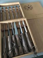 Steak messen en vorken 6st, Ophalen, Gebruikt, Vaatwasserbestendig, Los bestek