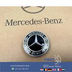 MOTORKAP LOGO EMBLEEM ZWART Mercedes AMG W204 W205 W212 W213, Auto-onderdelen, Gebruikt, -, Ophalen of Verzenden, -