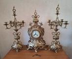 Horloge de cheminée avec chandeliers., Antiquités & Art, Antiquités | Horloges, Enlèvement