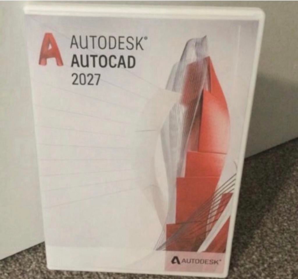 Autocad 2027 origineel exemplaar met permanente licentiecode, Computers en Software, Ontwerp- en Bewerkingssoftware, Zo goed als nieuw