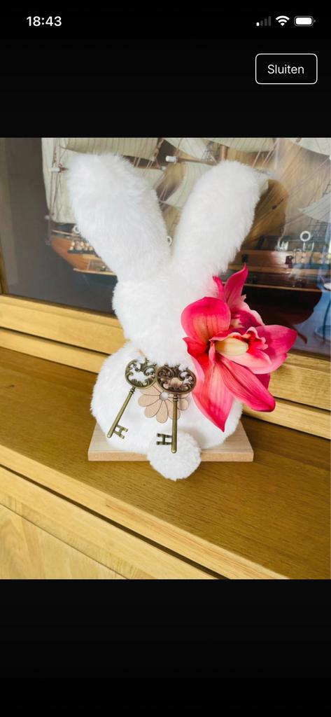 Decoratieve konijn, Ophalen of Verzenden, Zo goed als nieuw