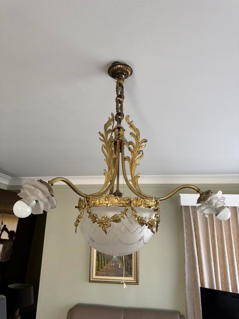 Antieke luster, Ophalen, Gebruikt