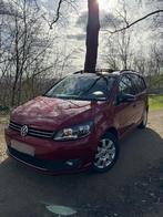 Volkswagen touran 1.6 tdi boite dsg toit pano, Auto's, Euro 5, Stof, Zwart, 5 deurs