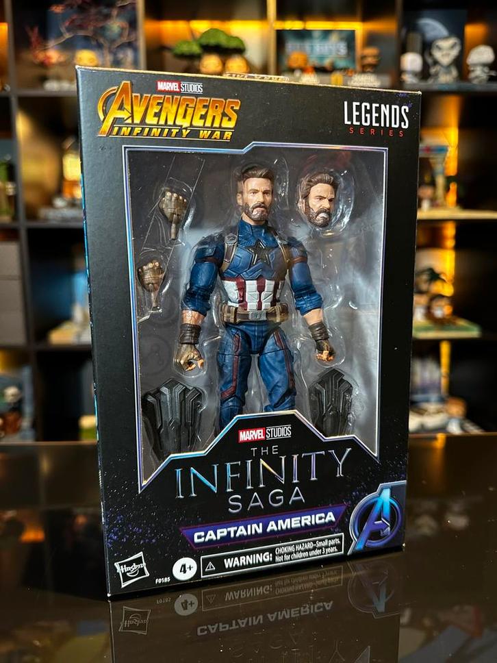 Marvel Legends Captain America Infinity War, Collections, Statues & Figurines, Comme neuf, Enlèvement ou Envoi