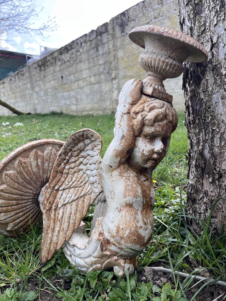 2 gietijzeren kandelaars, Ophalen, Overige materialen