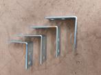4 kleine metalen hoekbeugels – L-steunen, Ophalen, Nieuw