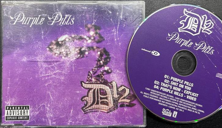D12 / Eminem - Purple pills ( CD Maxi ), CD & DVD, CD | Hip-hop & Rap, Comme neuf, 2000 à nos jours, Envoi