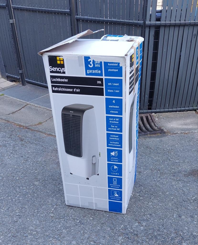 Rafraîchisseur d'air Sencys, Refroidissement et Déshumidification, Enlèvement, Utilisé, Ventilateur sur pied