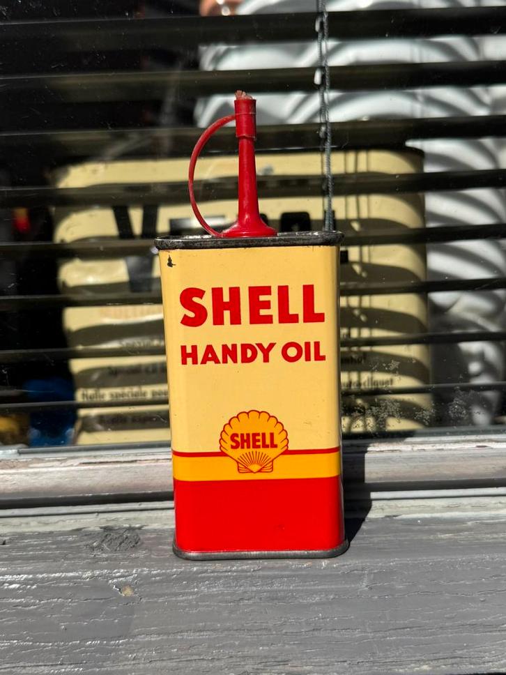 Mini-bidon d'huile SHELL Handy Oil, Collections, Marques & Objets publicitaires, Utilisé, Autres types, Enlèvement ou Envoi