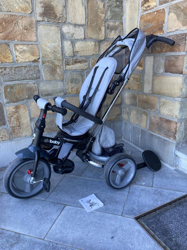 Tricycle évolutif QPLAY, avec barre de guidage, neuf, Enlèvement, Neuf