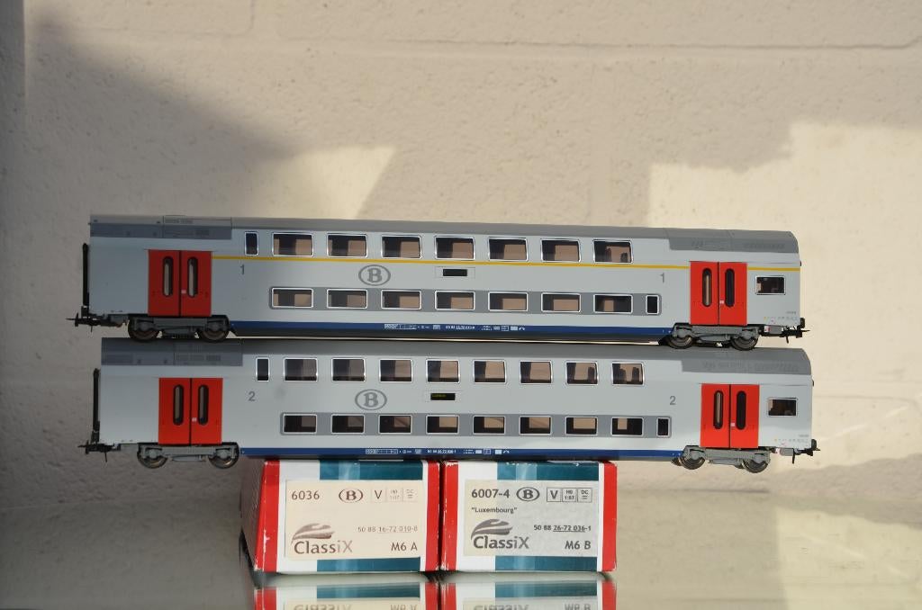 HO-ClassiX -DC-2 voitures SNCB/NMBS Type M6-1ere+2eme classe, Enlèvement ou Envoi, Comme neuf