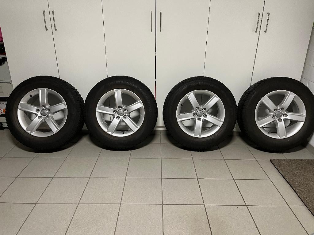 winterbanden en velgen 17, Auto-onderdelen, Ophalen, Gebruikt, Velg(en), 17 inch