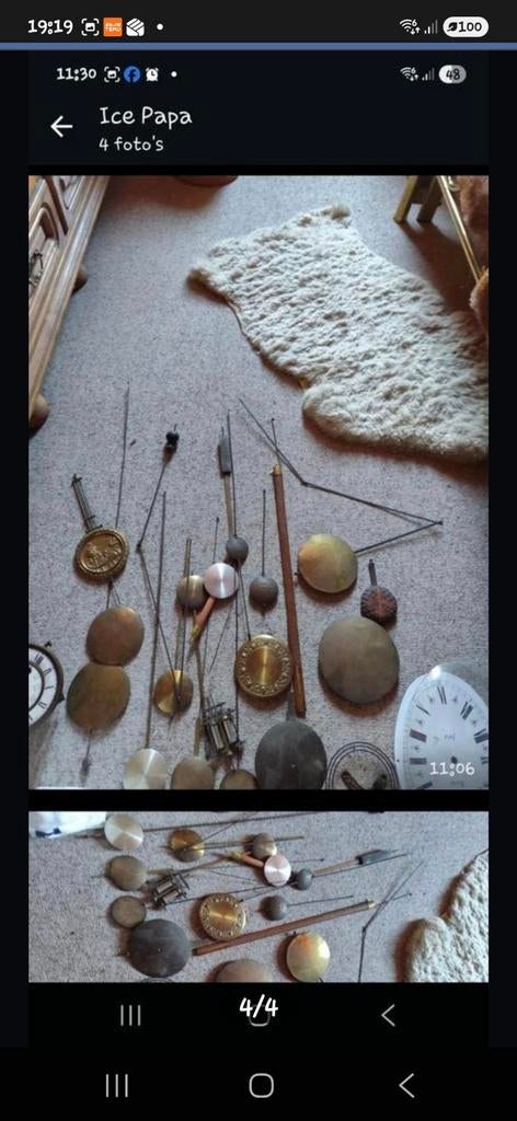 Slingers voor hangklokken, Ophalen