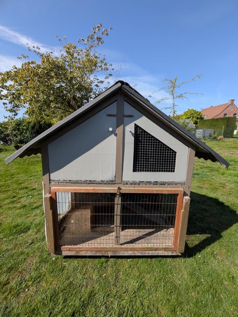 Groot konijnenhok, Ophalen, Gebruikt, 90 cm of meer, Hok