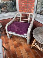 Gratis stoelen en tafeltje, Tuin en Terras, Ophalen, Gebruikt, Rotan