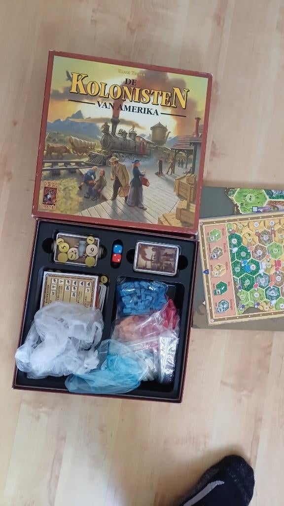 bordspel de Kolonisten v Catan Amerika 999 games, Een of twee spelers, Ophalen of Verzenden, Nieuw, 999 Games