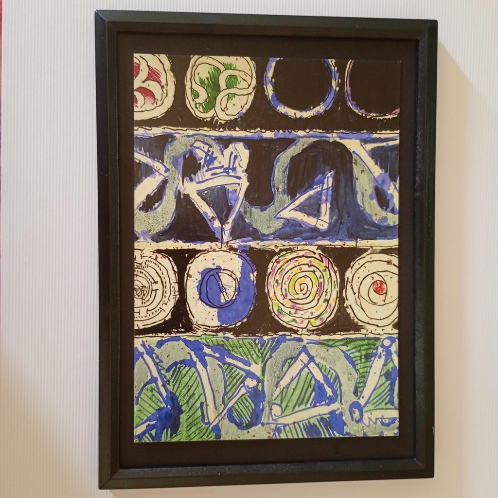 ② Adem van de slak van p. alechinsky — Kunst | Litho's en Zeefdrukken ...