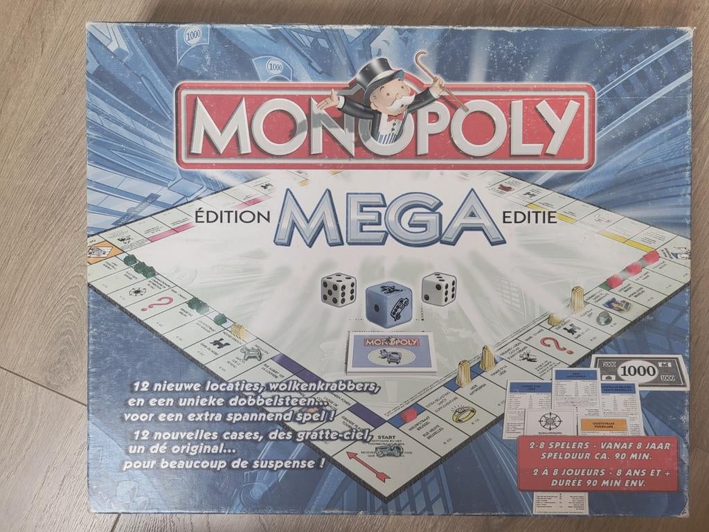 Monopoly Mega Editie – groot spel – goede staat, Ophalen