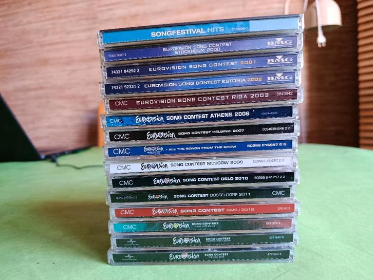 14 CD ORIGINAUX DU CONCOURS EUROVISION DE LA CHANSON, CD & DVD, CD | Compilations, Comme neuf, Pop, Enlèvement ou Envoi