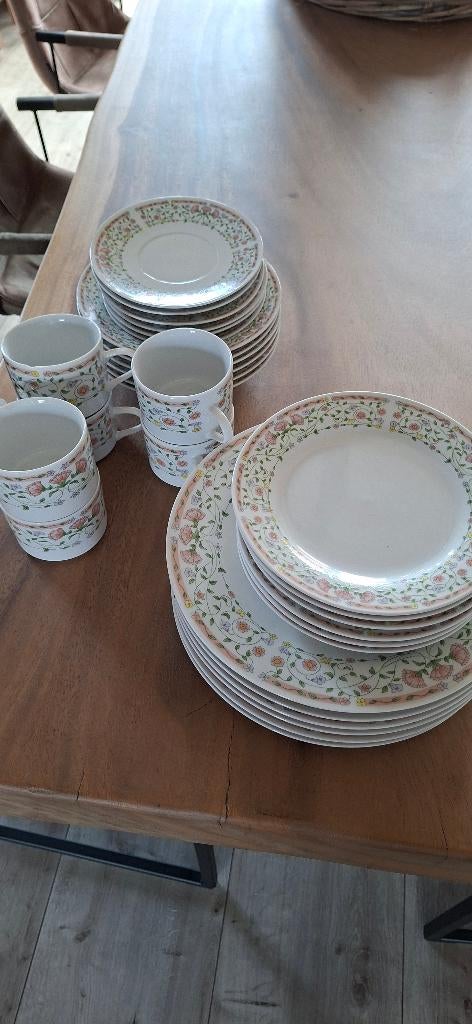 servies porselein, Ophalen