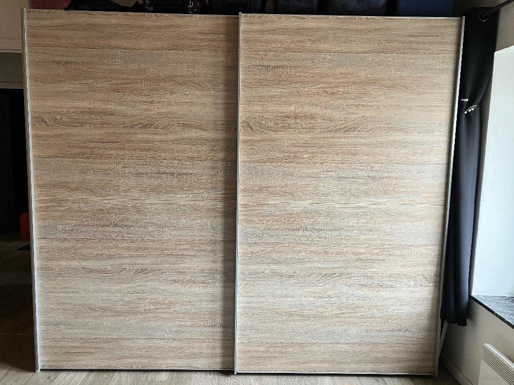 Garde robe, Maison & Meubles, Armoires | Penderies & Garde-robes, 200 cm ou plus, Avec espace de penderie, Comme neuf, Enlèvement