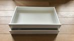IKEA | MICKE | 2X Tiroirs de bureau blancs, Maison & Meubles, Enlèvement, Comme neuf, Bureau