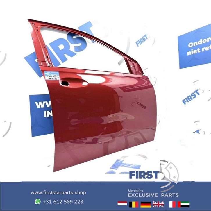 W447 V KLASSE DEUR RECHTS VOOR ROOD PORTIER RECHTSVOOR V Kla, Auto-onderdelen, Carrosserie, Deur, Mercedes-Benz, Voor, Rechts