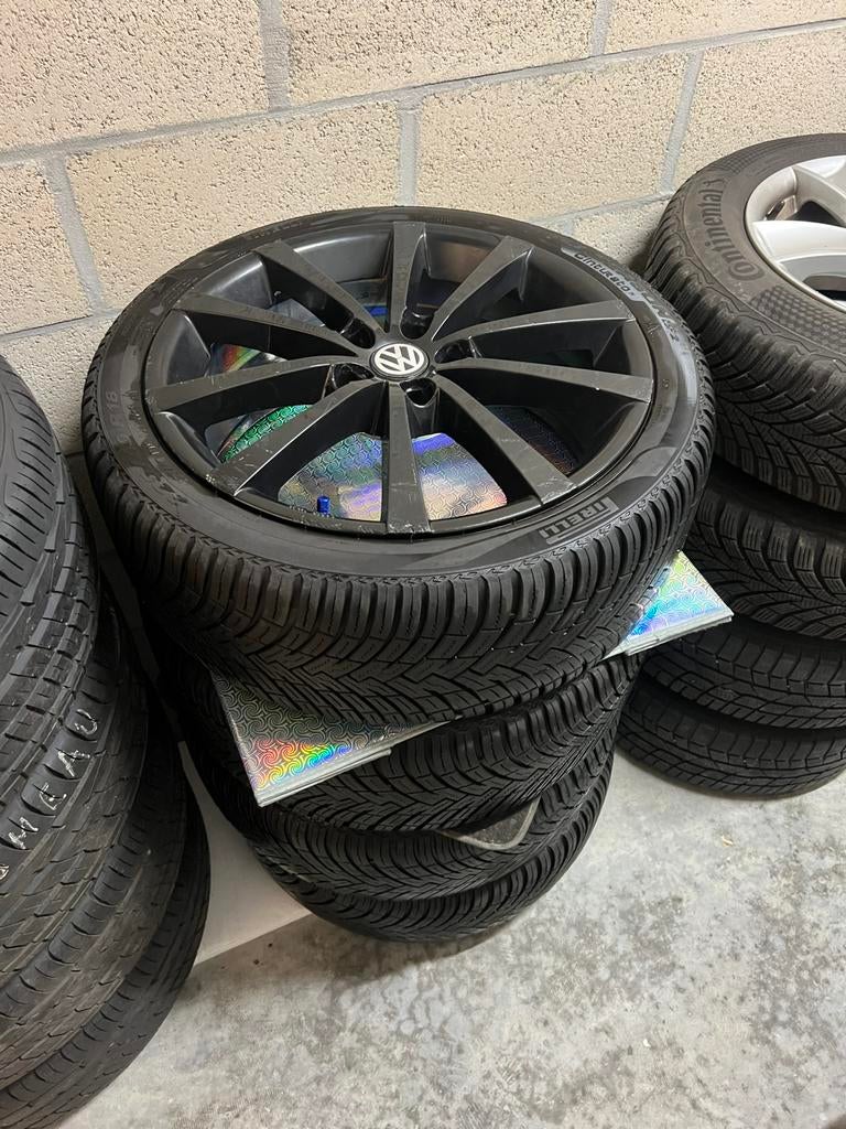 Volkswagen velgen, Auto-onderdelen, Banden en Velgen, Banden en Velgen, All Season, 18 inch, 225 mm, Personenwagen, Gebruikt, Ophalen