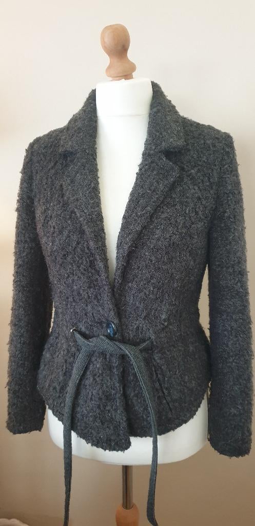 Sicompany jas - Maat 42, Kleding | Dames, Jassen | Winter, Gedragen, Maat 42/44 (L), Grijs, Ophalen of Verzenden