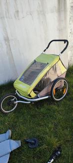 Remorque vélo Croozer kids pour 2 enfants, Vélos & Vélomoteurs, Enlèvement ou Envoi, 40 à 60 kg, Pliable, Croozer