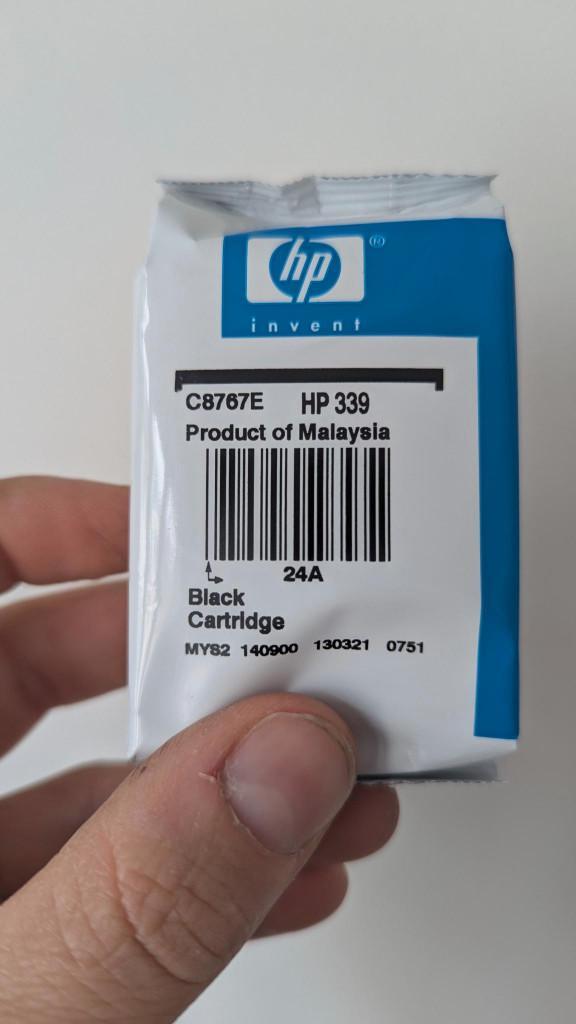 Inktpatroon HP 339, Computers en Software, Printerbenodigdheden, Nieuw, Cartridge, Ophalen