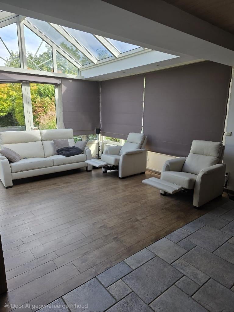 Salonzetels te koop, Maison & Meubles, Canapés | Salons, Comme neuf, Cuir, Enlèvement