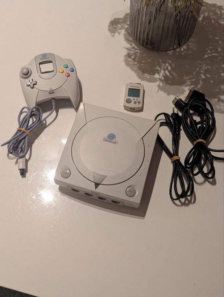 Sega Dreamcast + controller + VMU — Zeer goede staat, Games en Spelcomputers, Spelcomputers | Nintendo GameCube