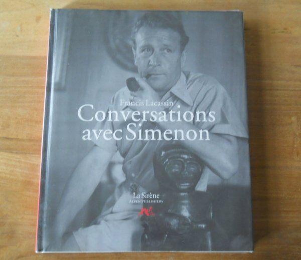 Conversations avec Simenon (Francis Lacassin), Livres, Biographies, Utilisé, Enlèvement ou Envoi