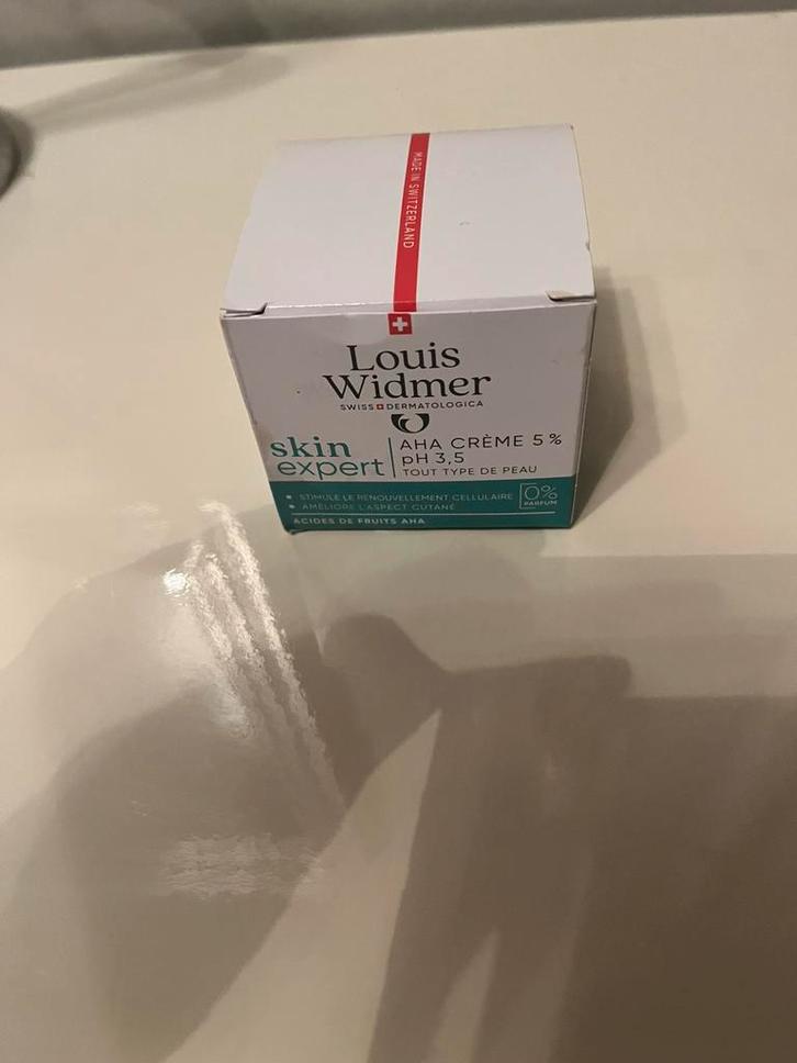 Louis Widmer Skin expert crème AHA 5% pH 3,5 Sans Parfum, Bijoux, Sacs & Beauté, Beauté | Soins du visage, Comme neuf, Soins, Enlèvement ou Envoi