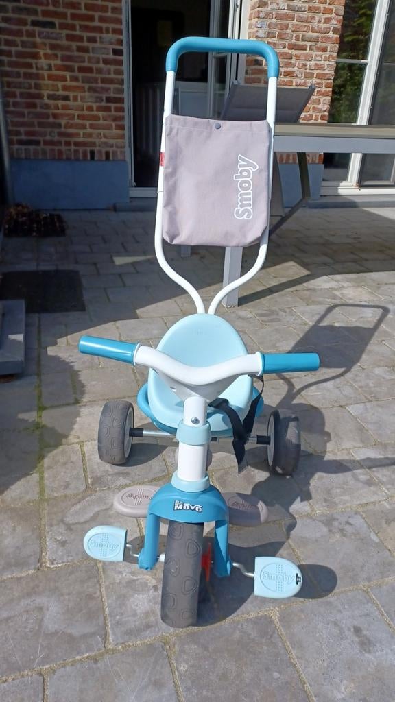 Driewieler smoby, Ophalen, Zo goed als nieuw, Smoby, Duwstang