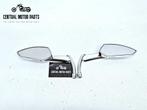 Chrome set Kuryakyn Scythe “Blades” Spiegels, Motoren, Verzenden, Gebruikt