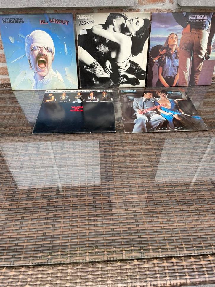 5 Klassieke Scorpions Vinyl LP's (Jaren '70 & '80), Cd's en Dvd's, Vinyl | Hardrock en Metal, Gebruikt, Ophalen of Verzenden