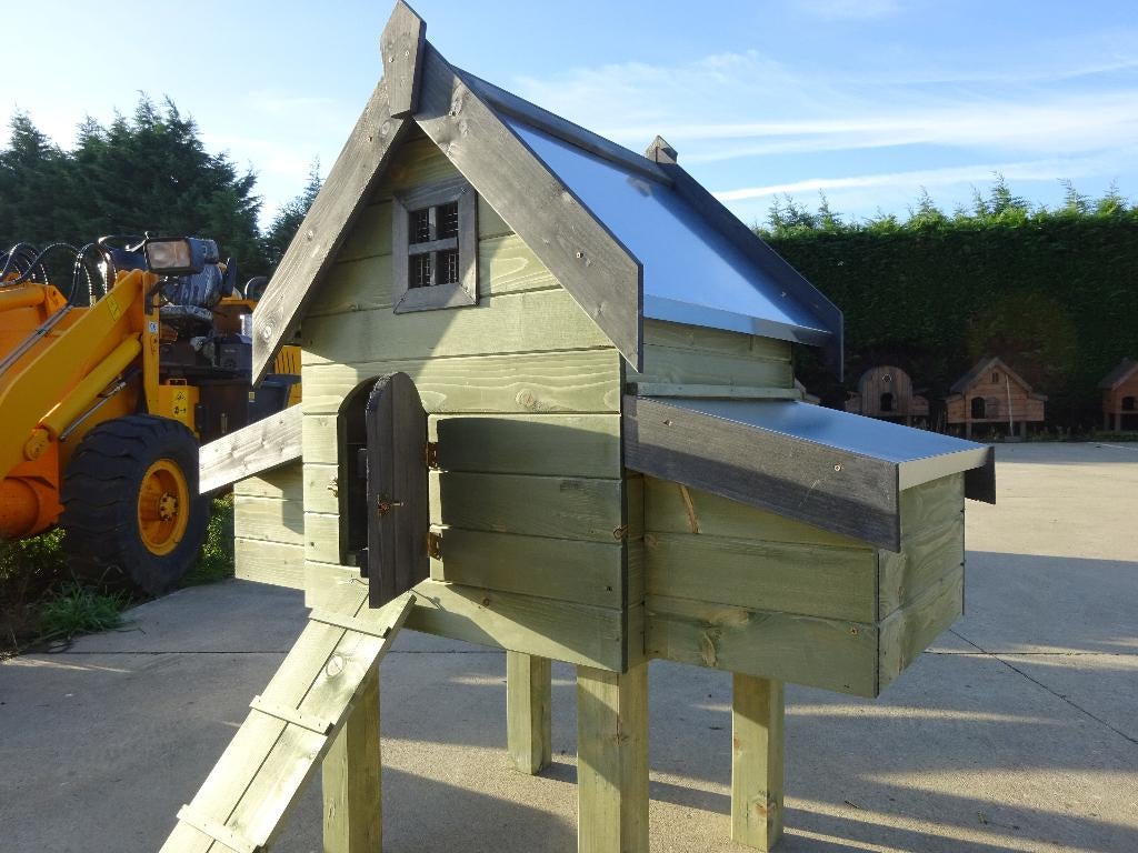 kippenhok campina 2 metal roof  -  280, Ophalen, Nieuw, Kippenhok of Kippenren