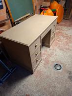 Vintage bureau, Huis en Inrichting, Ophalen, Gebruikt, Bureau