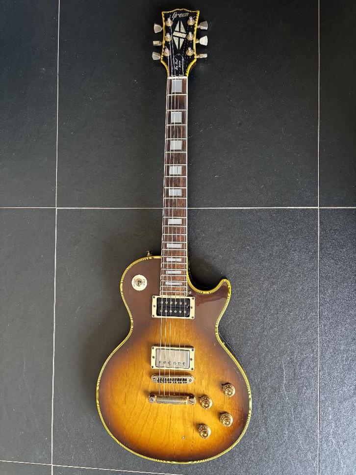 Greco Les Paul Custom (1978) (+case), Muziek en Instrumenten, Snaarinstrumenten | Gitaren | Elektrisch, Gebruikt, Solid body, Overige merken