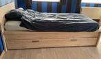 1persoonsbed, Huis en Inrichting, Slaapkamer | Bedden, Ophalen, Zo goed als nieuw, Eenpersoons