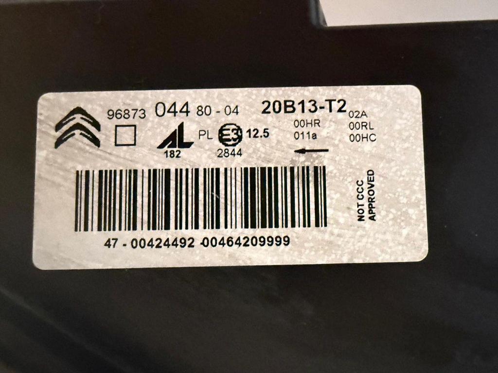 KOPLAMP CITROEN C4 II 10-15 RECHTS 9687304480, Gebruikt, -, Ophalen of Verzenden, -