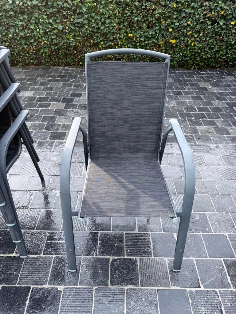 Tuinstoelen - 12x - stapelbaar, Tuin en Terras, Ophalen, Gebruikt, Stapelbaar