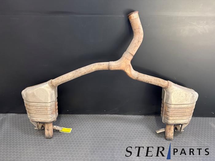 Uitlaat Einddemper van een Mercedes C-Klasse, Auto-onderdelen, Uitlaatsystemen, Mercedes-Benz, Gebruikt, 3 maanden garantie, Ophalen of Verzenden