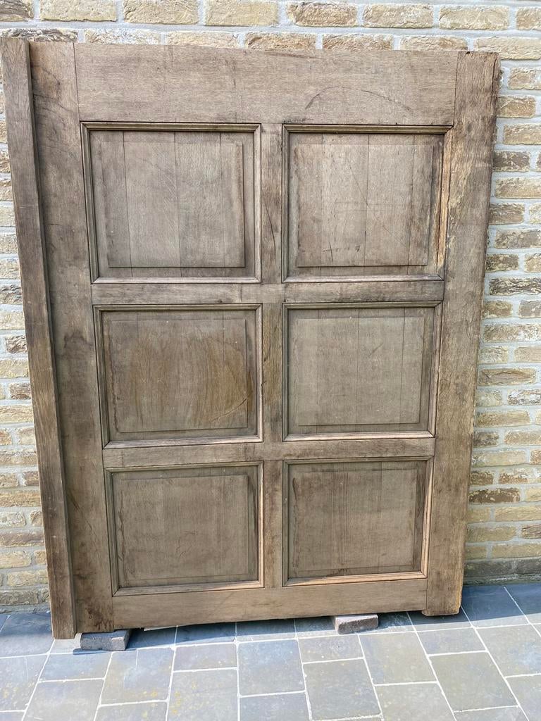 Antieke houten deur, Ophalen, Gebruikt, 120 cm of meer, Binnendeur