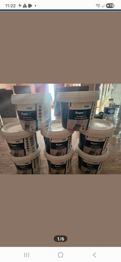 A vendre  divers produits knauf, Bricolage & Construction, Peinture, Vernis & Laque, Enlèvement
