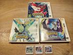 Pokemon X, Y, Lune, Nintendo 3DS – complet, boîte – lot, 1 joueur, Enlèvement, Utilisé, À partir de 7 ans